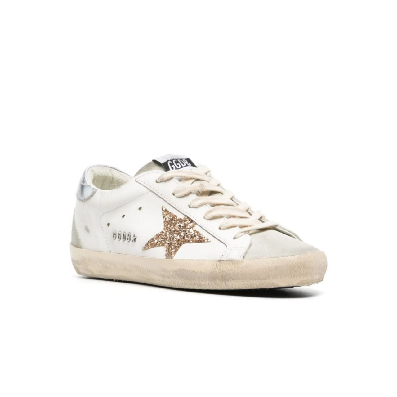 Goldengoose Women’s Super-Star
in nappa leather with gold glitter