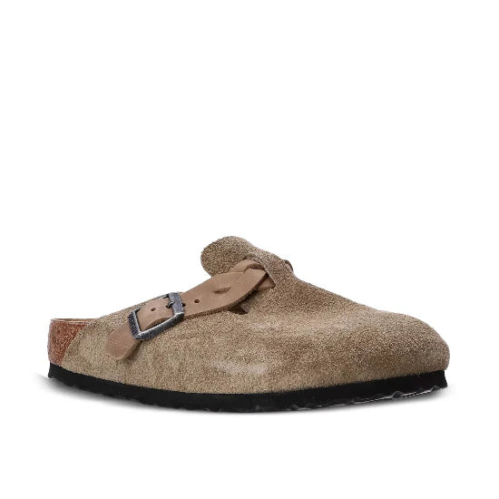 Birkenstock Boston suede slippers