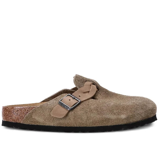 Birkenstock Boston suede slippers