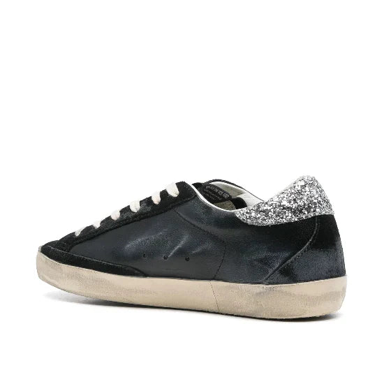 Golden Goose logo patch sneakers