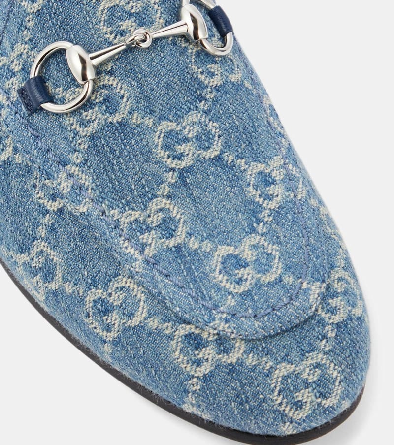 Gucci New Jordaan GG denim loafers