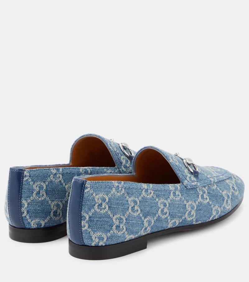 Gucci New Jordaan GG denim loafers