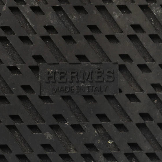 Hermes Calfskin Womens Chypre Sandals Naturel