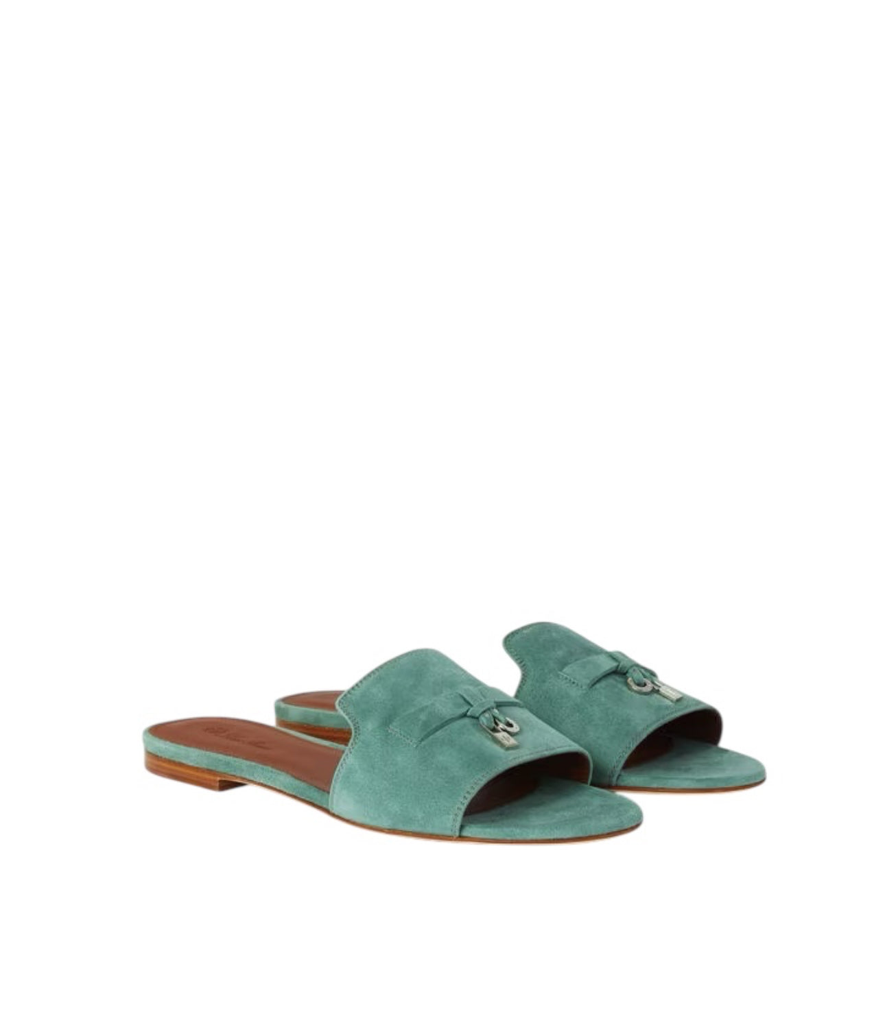 Loro Piana Summer Charms Sandal Green Sap