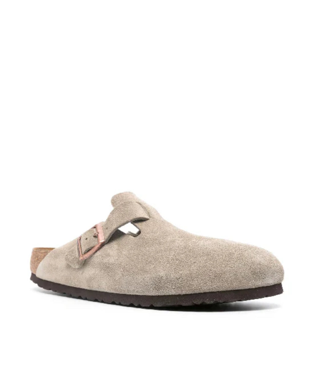 BIRKENSTOCK BOSTON SUEDE CLOGS