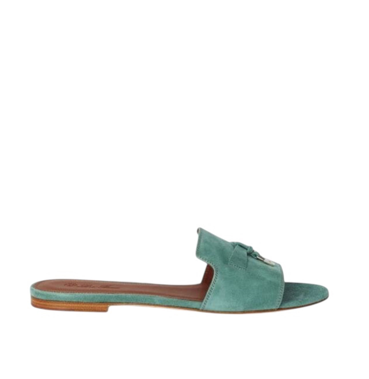 Loro Piana Summer Charms Sandal Green Sap