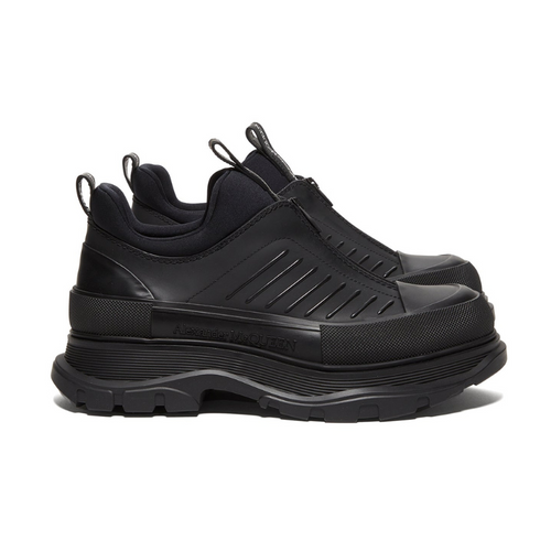 Alexander McQueen Tread Slick Zip Up – Black
