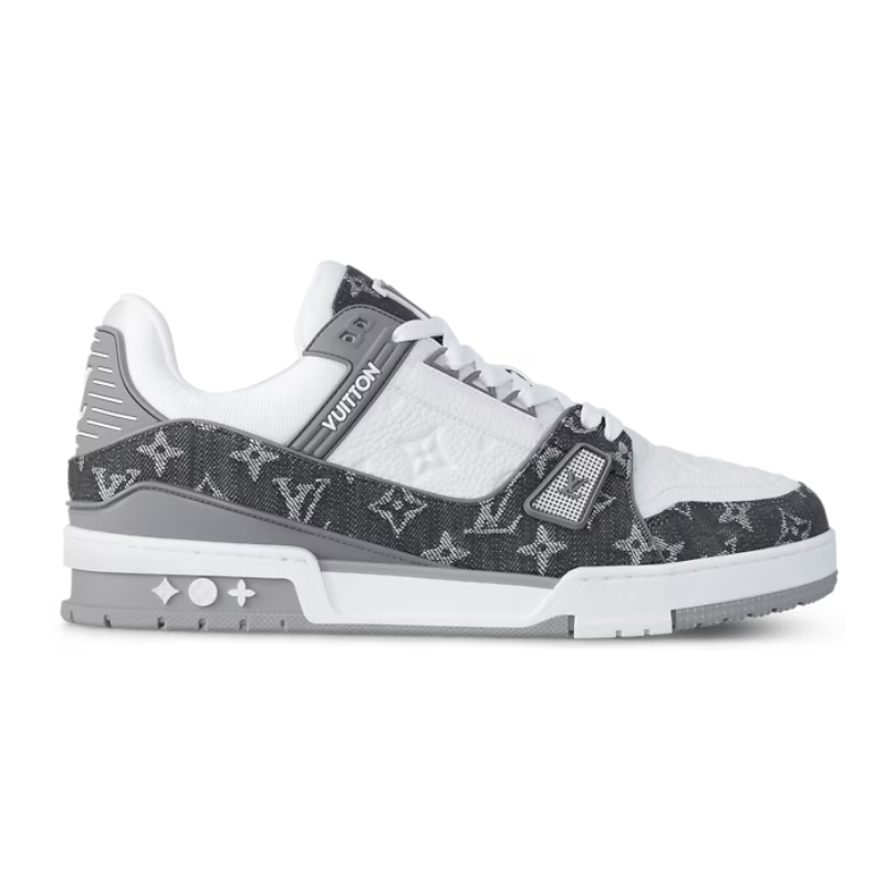 Louis Vuitton Trainer – Monogram Denim Grey White