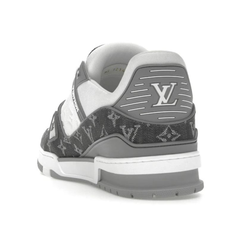 Louis Vuitton Trainer – Monogram Denim Grey White