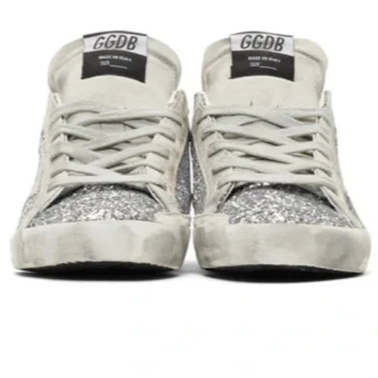 Golden Goose Super-Star glitter sneakers